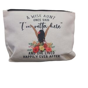 Kimoli Funny Canvas Cosmetic Bag Makeup Bags Cute